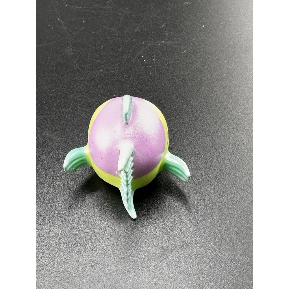 Littlest Pet Shop Authentic LPS #514 Green Purple Pufferfish Baby Fish Guppy